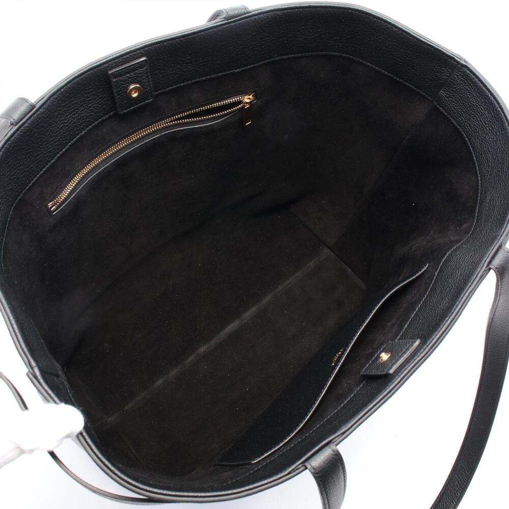 Celine Anais Cuir Triomphe Cabas Tote Bag Black Leather - Picture 3 of 4